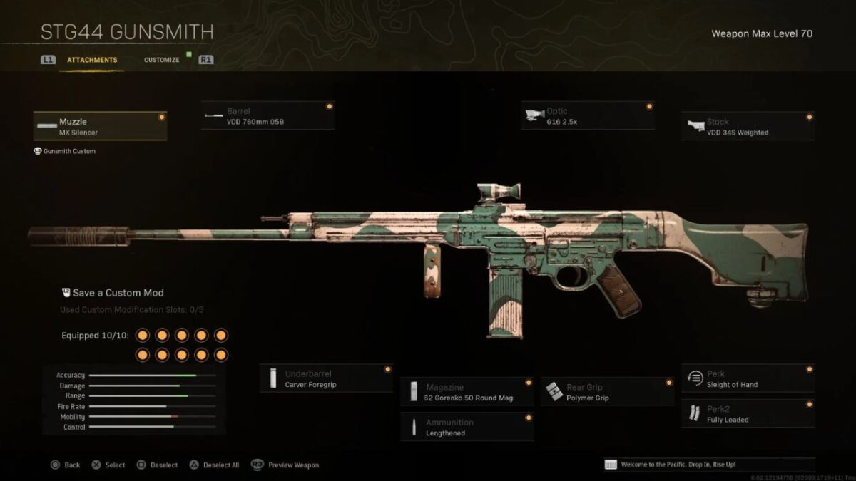 warzone loadout