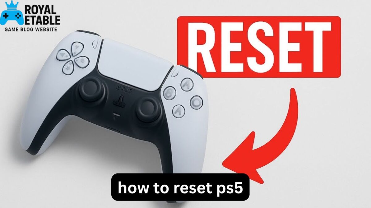 how to reset ps5