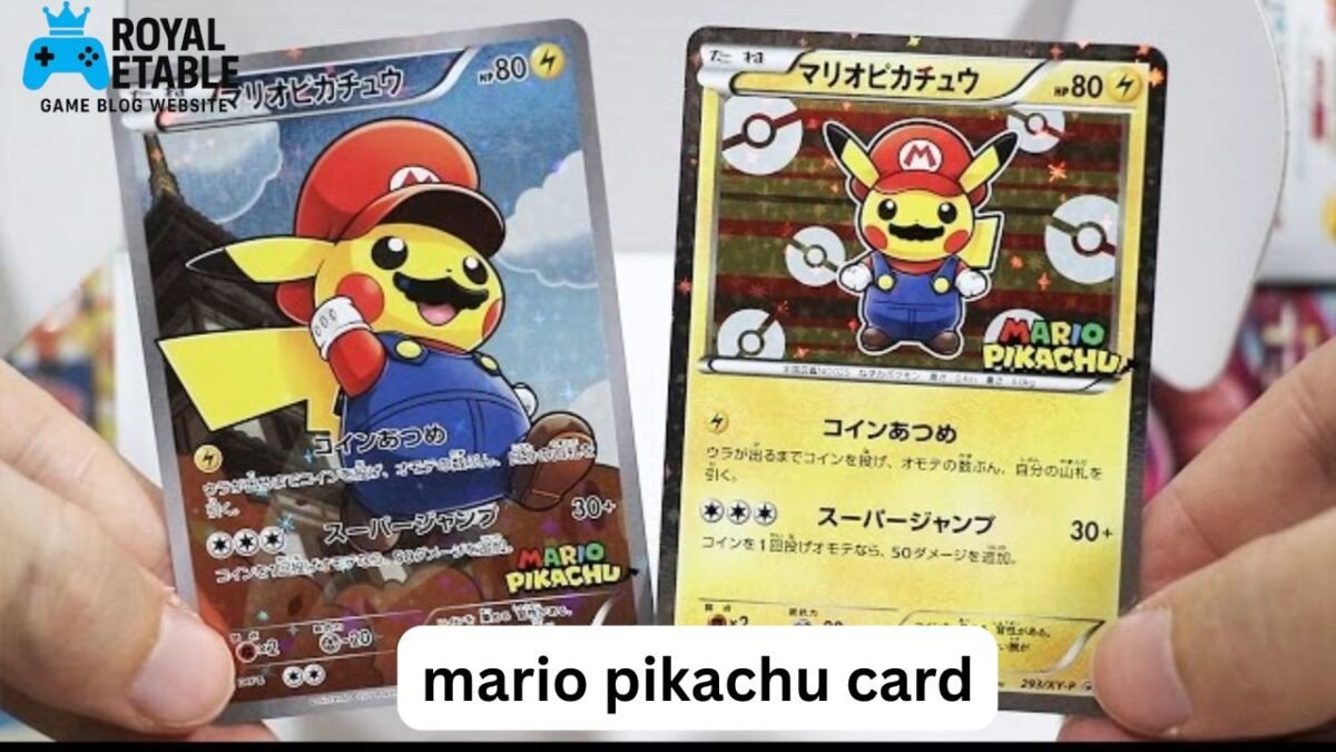 Monster Hunter World Mario Pikachu Card